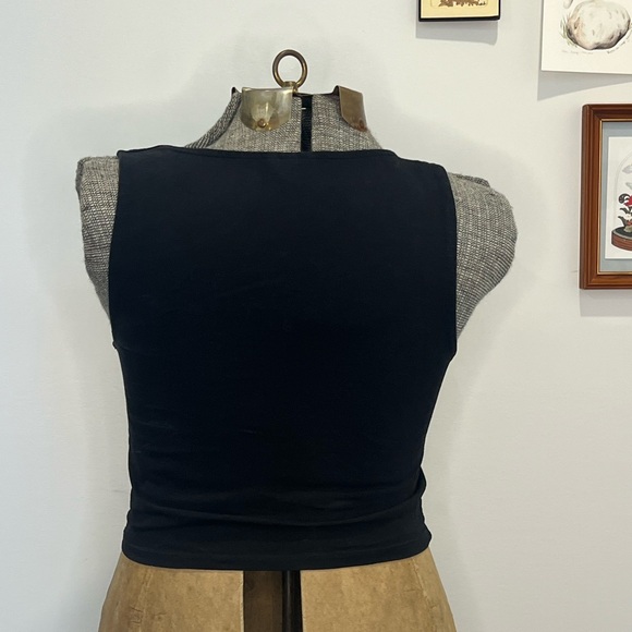 Witchy laced black tank top - Picture 3 of 4